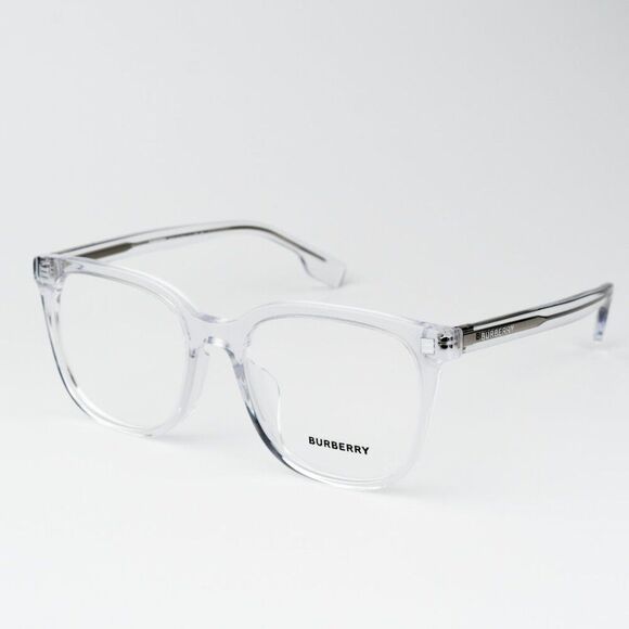 NEW Burberry BE2361D 3024 Transparent Clear Square Unisex Eyeglasses BE 2361D